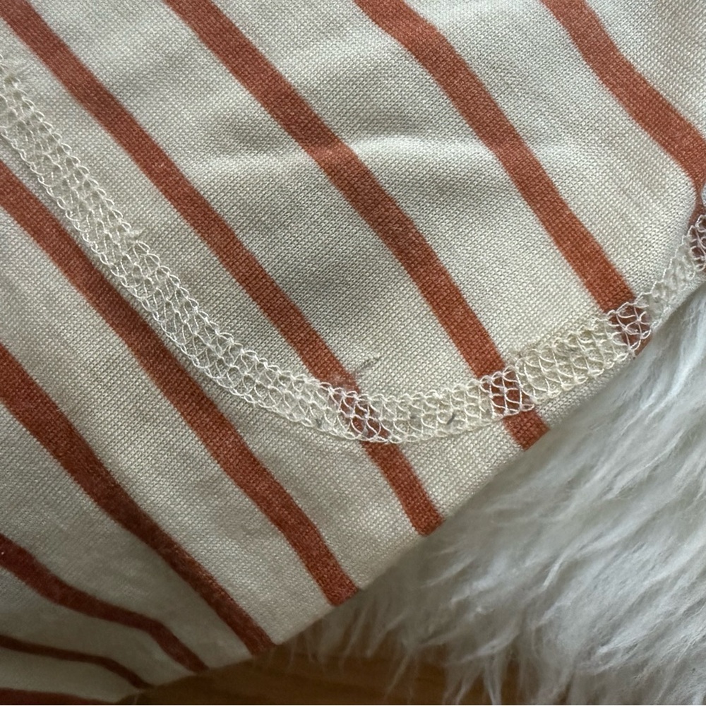 Chasing Windmills Wool Thermals in Cream and Sedona Stripe - Picture 11 of 12